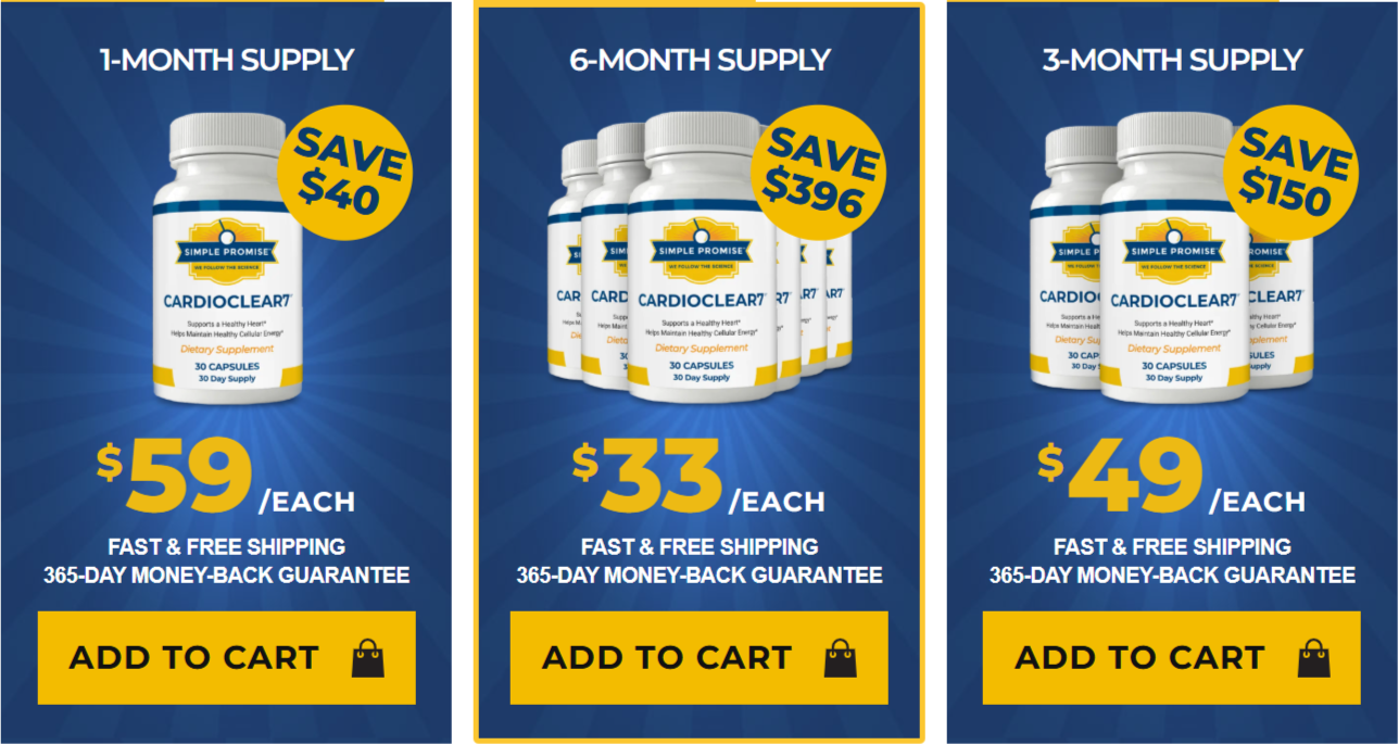 Cardio Clear 7 Prices