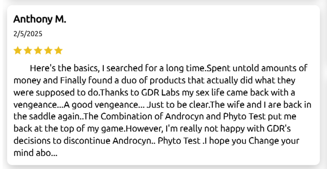 PhytoTest Customer Reviews